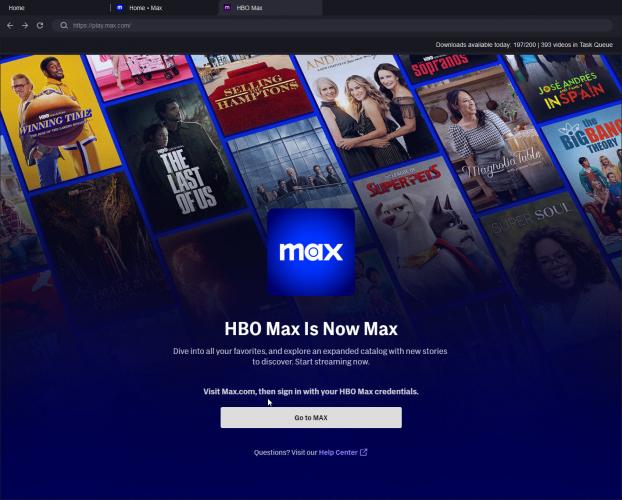 Now available on HBO Max - Forums 