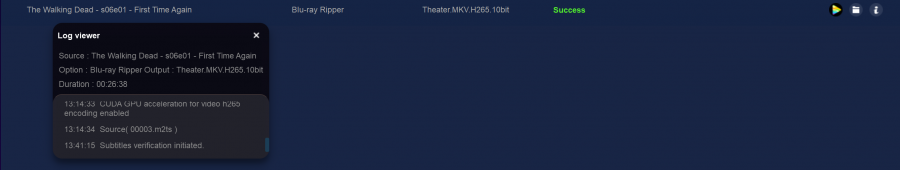 Click image for larger version

Name:	DVDFab 12.0.0.3 TWD s06e01 rip End Time.png
Views:	840
Size:	119.9 KB
ID:	386214