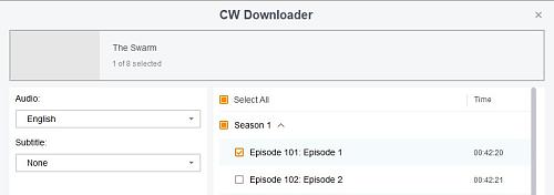 Click image for larger version

Name:	cwtv_the_swarm_no_subs_selected.jpg
Views:	437
Size:	37.0 KB
ID:	449225