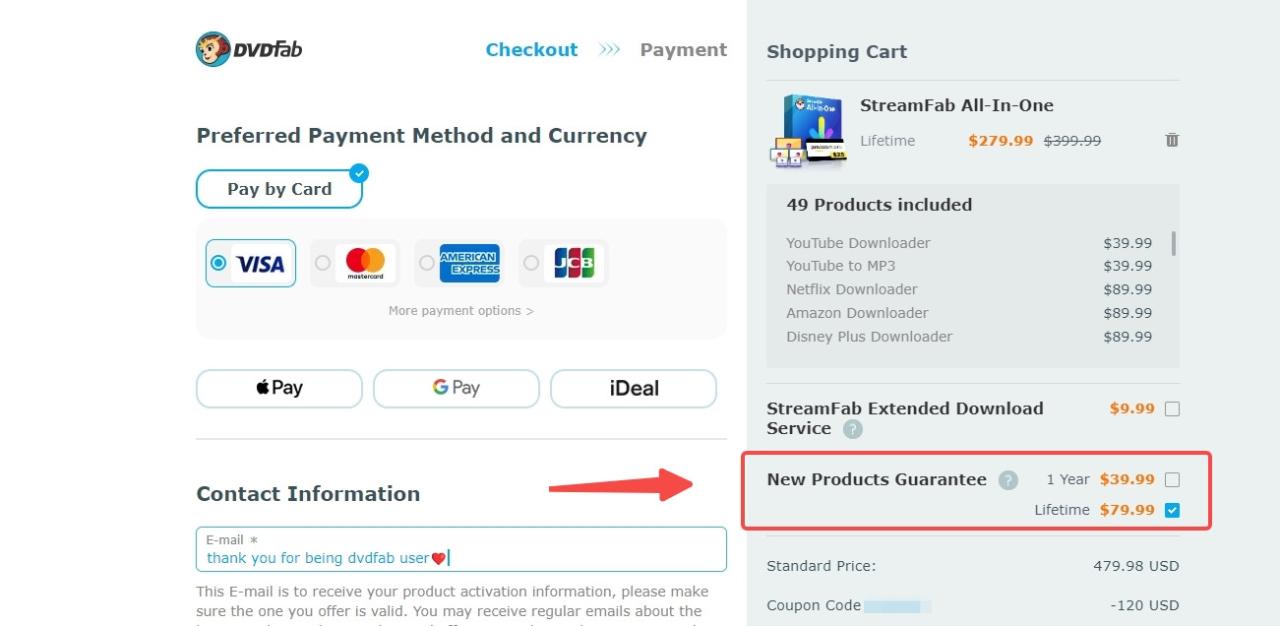 how to purchase streamfab npg